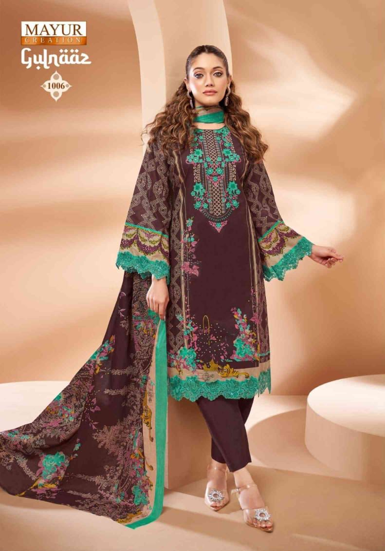 Gulnaaz Vol 1 By Mayur Cotton Printed Surat Dress Material Wholesale Market